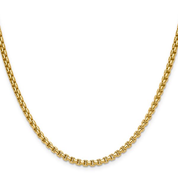 Leslie's 14K 3.7mm Semi-Solid D/C Round Box Chain - Image 2