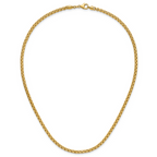 Leslie's 14K 3.7mm Semi-Solid D/C Round Box Chain - Image 5