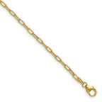 Leslie's 14k 2.2mm Semi-Solid Paperclip Chain