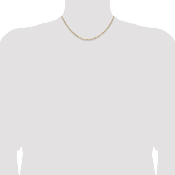 Leslie's 14k 2.2mm Semi-Solid Paperclip Chain - Image 4
