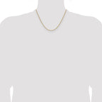 Leslie's 14k 2.2mm Semi-Solid Paperclip Chain - Image 4