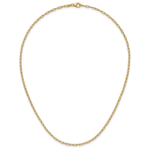 Leslie's 14k 2.2mm Semi-Solid Paperclip Chain - Image 5