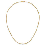Leslie's 14k 2.2mm Semi-Solid Paperclip Chain - Image 5