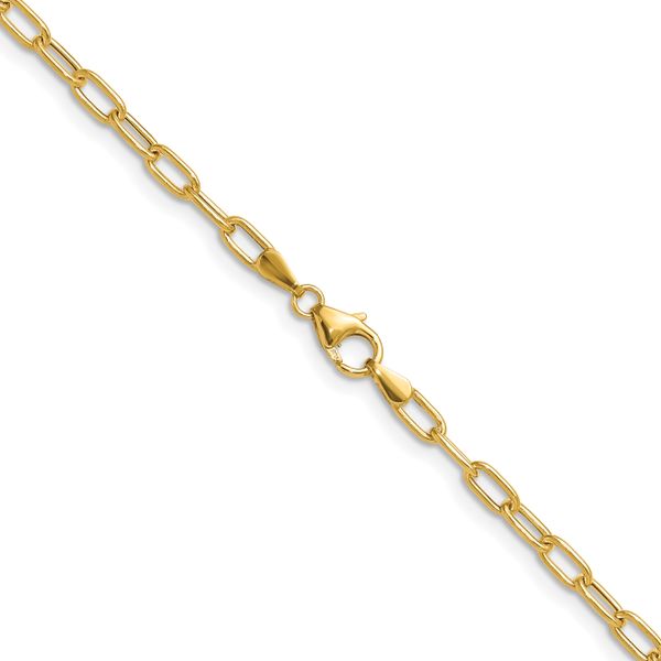 Leslie's 14k 3.0mm Semi-Solid Paperclip Chain - Image 3