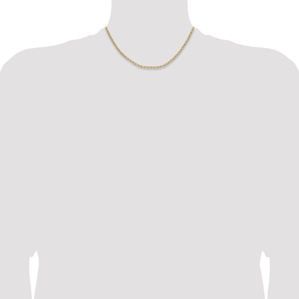 Leslie's 14k 3.0mm Semi-Solid Paperclip Chain - Image 4