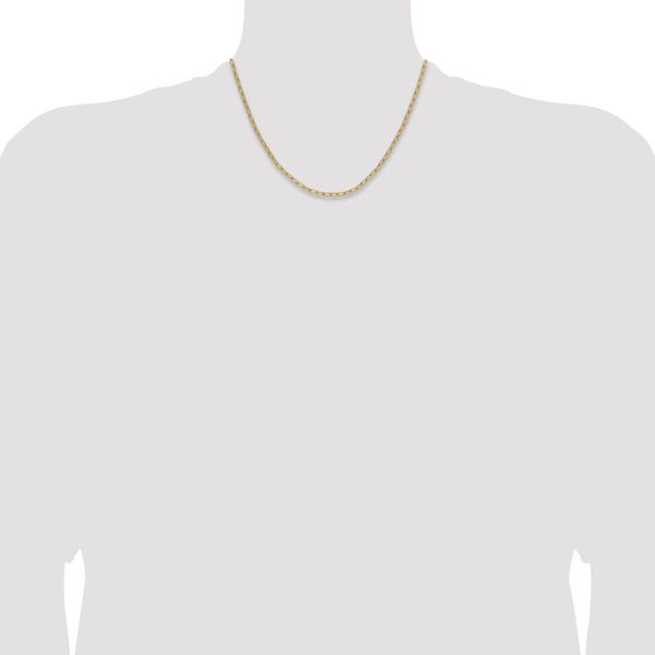 Leslie's 14k 3.0mm Semi-Solid Paperclip Chain - Image 4