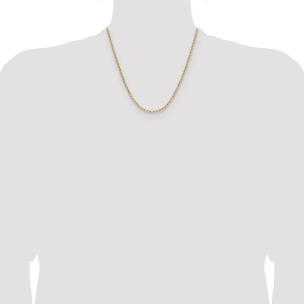 Leslie's 14k 3.0mm Semi-Solid Paperclip Chain - Image 4