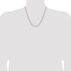 Leslie's 14k 3.0mm Semi-Solid Paperclip Chain - Image 4