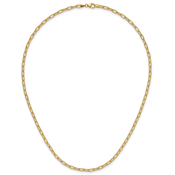 Leslie's 14k 3.0mm Semi-Solid Paperclip Chain - Image 5