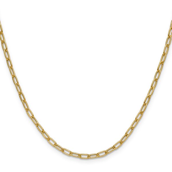 Leslie's 14k 3.0mm Semi-Solid Paperclip Chain - Image 2