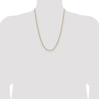 Leslie's 14k 3.0mm Semi-Solid Paperclip Chain - Image 4
