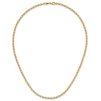 Leslie's 14k 3.0mm Semi-Solid Paperclip Chain - Image 5