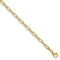 Leslie's 14k 3.0mm Semi-Solid Paperclip Chain