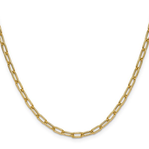Leslie's 14k 3.7mm Semi-Solid Paperclip Chain - Image 2