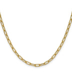 Leslie's 14k 3.7mm Semi-Solid Paperclip Chain - Image 2