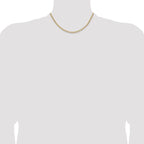 Leslie's 14k 3.7mm Semi-Solid Paperclip Chain - Image 4