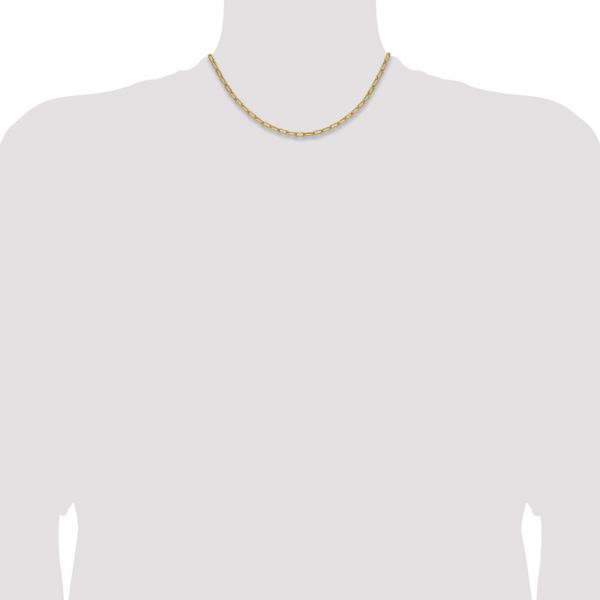 Leslie's 14k 3.7mm Semi-Solid Paperclip Chain - Image 4