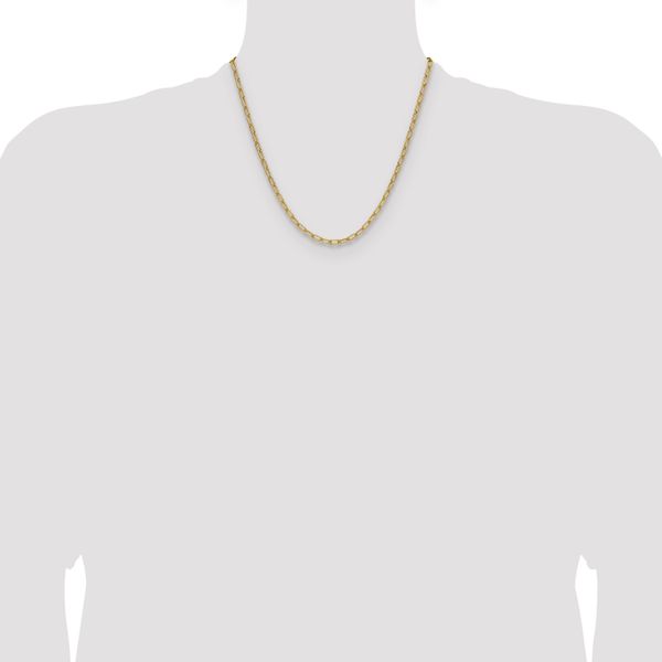 Leslie's 14k 3.7mm Semi-Solid Paperclip Chain - Image 4