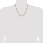 Leslie's 14k 3.7mm Semi-Solid Paperclip Chain - Image 4