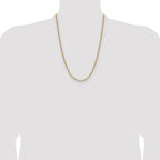 Leslie's 14k 3.7mm Semi-Solid Paperclip Chain - Image 4