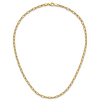 Leslie's 14k 3.7mm Semi-Solid Paperclip Chain - Image 5