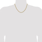 Leslie's 14k 4.5mm Semi-Solid Paperclip Chain - Image 4