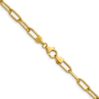 Leslie's 14k 4.5mm Semi-Solid Paperclip Chain - Image 3