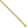Leslie's 14k 4.5mm Semi-Solid Paperclip Chain