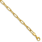 Leslie's 14k 4.5mm Semi-Solid Paperclip Chain