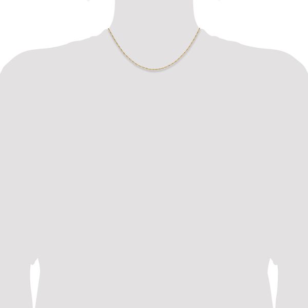 Leslie's 14K 1.4mm D/C Open Long Link Cable Chain - Image 4