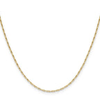 Leslie's 14K 1.4mm D/C Open Long Link Cable Chain - Image 2