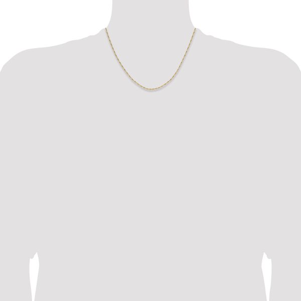 Leslie's 14K 1.4mm D/C Open Long Link Cable Chain - Image 4
