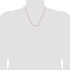 Leslie's 14K 1.4mm D/C Open Long Link Cable Chain - Image 4
