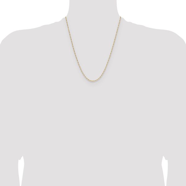 Leslie's 14K 1.4mm D/C Open Long Link Cable Chain - Image 4