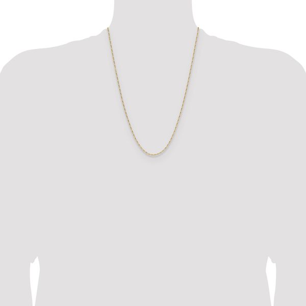 Leslie's 14K 1.4mm D/C Open Long Link Cable Chain - Image 4