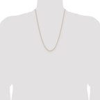 Leslie's 14K 1.4mm D/C Open Long Link Cable Chain - Image 4