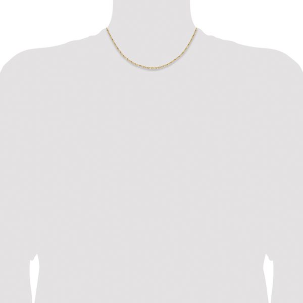 Leslie's 14K 1.75mm D/C Open Long Link Cable Chain - Image 4