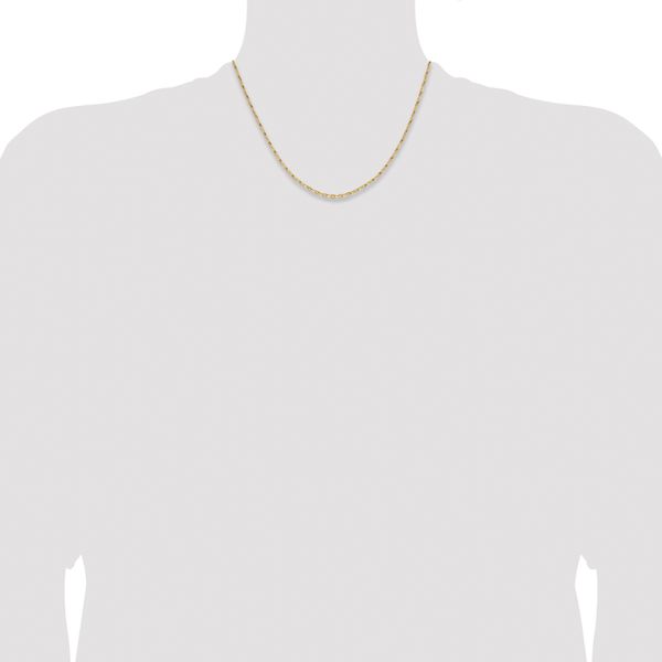 Leslie's 14K 1.75mm D/C Open Long Link Cable Chain - Image 4