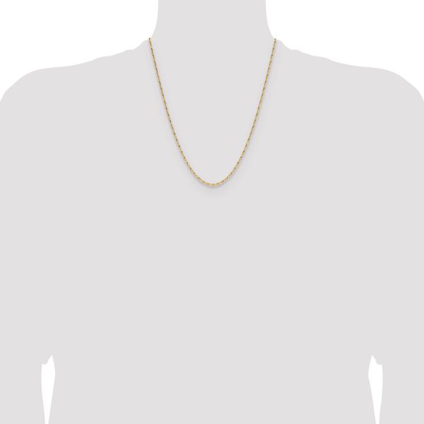 Leslie's 14K 1.75mm D/C Open Long Link Cable Chain - Image 4