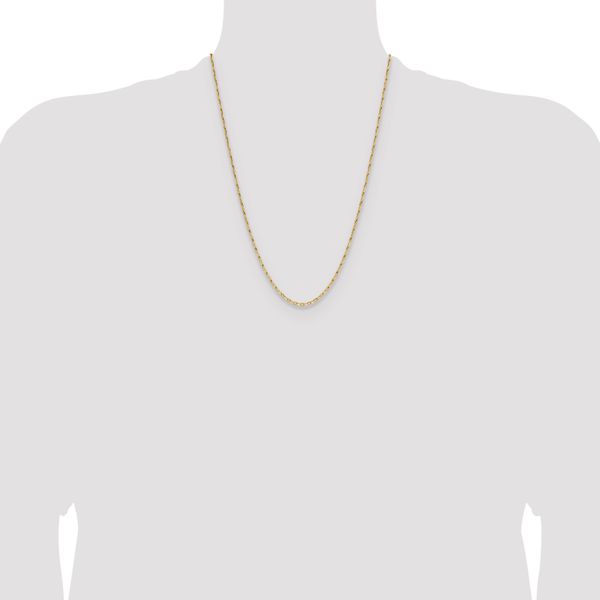 Leslie's 14K 1.75mm D/C Open Long Link Cable Chain - Image 4