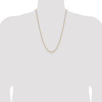 Leslie's 14K 1.75mm D/C Open Long Link Cable Chain - Image 4