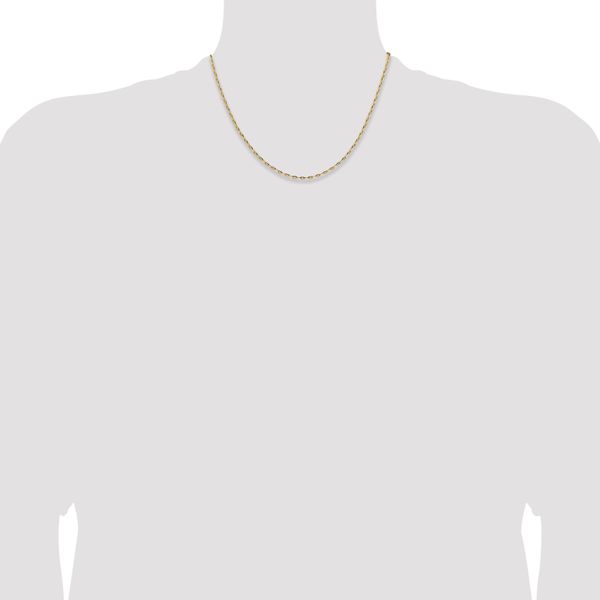 Leslie's 14K 2.3mm D/C Open Long Link Cable Chain - Image 4
