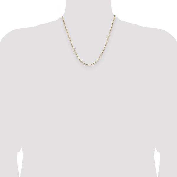 Leslie's 14K 2.3mm D/C Open Long Link Cable Chain - Image 4
