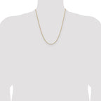 Leslie's 14K 2.3mm D/C Open Long Link Cable Chain - Image 4