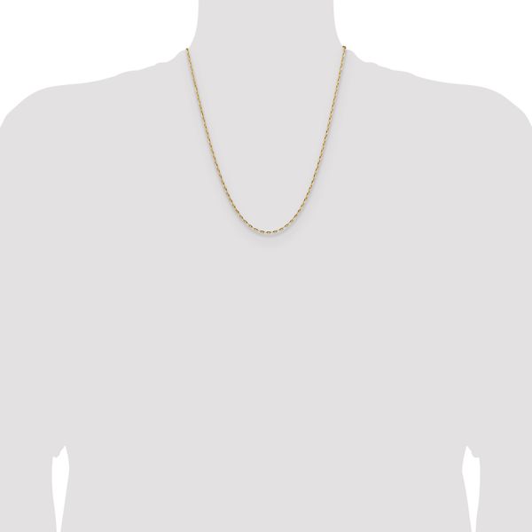 Leslie's 14K 2.3mm D/C Open Long Link Cable Chain - Image 4