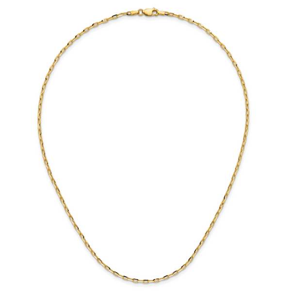 Leslie's 14K 2.3mm D/C Open Long Link Cable Chain - Image 5