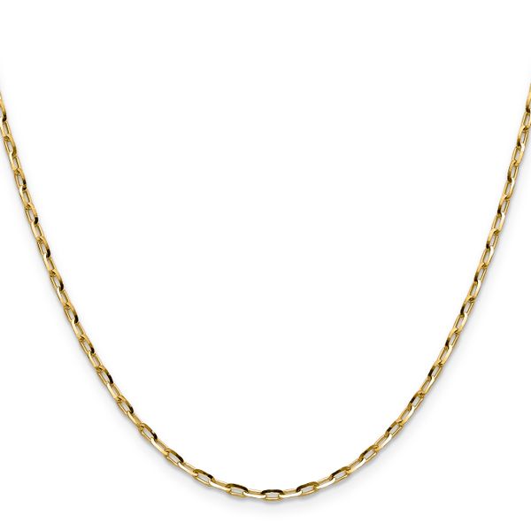 Leslie's 14K 2.3mm D/C Open Long Link Cable Chain - Image 2