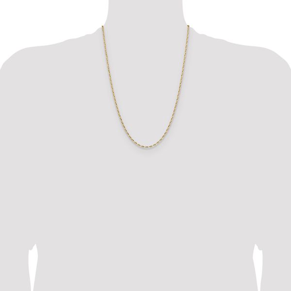 Leslie's 14K 2.3mm D/C Open Long Link Cable Chain - Image 4