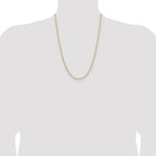 Leslie's 14K 2.3mm D/C Open Long Link Cable Chain - Image 4