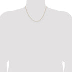 Leslie's 14K 1mm D/C Oval Link Chain - Image 4